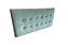 Conjunto de Cabeceira Painel e Puff Baú Para Frente de Cama Casal 1,38 Cm  - Azul Tiffany - Imagem 6