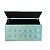 Conjunto de Cabeceira Painel e Puff Baú Para Frente de Cama Casal 1,38 Cm  - Azul Tiffany - Imagem 2