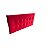 Conjunto de Cabeceira Painel e Puff Baú Para Frente de Cama Casal 1,38 Cm - Vermelho - Imagem 8