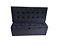 Conjunto de Cabeceira Painel e Puff Baú Para Frente de Cama Casal 1,60 Cm - Preto - Imagem 1