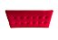 Conjunto de Cabeceira Painel e Puff Baú Para Frente de Cama Casal 1,60 Cm - Vermelho - Imagem 4