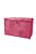 Puff Baú Retangular Estofado Com Pistão á Gás Para Sala, Quarto e recepção - Rosa Pink - Imagem 1