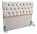 Cabeceira Capitonê Com Pés Para Cama Box Padrão 1,38 Cm - Creme - Imagem 1