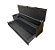 Recamier Puff Baú Sapateira Com Gaveta 1,58 cm Para Cama Box Queen Size - Preto Corino - Imagem 1