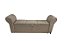 Recamier Puff Baú Sapateira Com Braços e Gaveta 1,38 cm Para Cama Box Padrão - Bege - Imagem 3