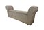 Recamier Puff Baú Sapateira Com Braços e Gaveta 1,38 cm Para Cama Box Padrão - Bege - Imagem 4
