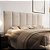 Cabeceira Painel Em Módulos Para Cama Box Queen 1,58cm Estofada  - Creme Suede - Imagem 1