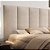 Cabeceira Painel Em Módulos Para Cama Box Queen 1,58cm Estofada  - Creme Suede - Imagem 2
