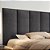 Cabeceira Painel Em Módulos Para Cama Box Queen 1,58cm Estofada - Cinza Escuro Suede - Imagem 2