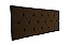 Cabeceira painel capitonê para cama box casal 1,38 cm - Cacau - Imagem 2