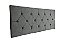 Cabeceira painel captone para cama box casal 1,38 cm - Cinza escuro - Imagem 2