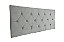 Cabeceira painel captonê para cama box casal 1,38 cm - Cinza - Imagem 2
