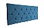 Cabeceira painel captonê para cama box casal 1,38 cm - Azul aço - Imagem 2
