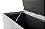Puff Baú Julia 140 cm Para Cama de Casal Box Padrão  – Cinza Claro - Imagem 3