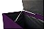 Puff Baú Julia 140 cm Para Cama de Casal Box Padrão -  Roxo - Imagem 3