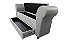 Recamier Puff Baú Sapateira Com Braços e Gaveta 1,58 cm Para Cama Box Queen Size - Cinza Claro - Imagem 1