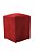 Puff Simples Mari 36cm - Vermelho Suede - Imagem 1