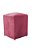 Puff Simples Mari 36cm - Rosa Pink Suede - Imagem 1