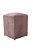 Puff Simples Mari 36cm - Rose Claro Suede - Imagem 1