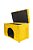 Puff Pet Baú Estofado para Cachorro e Gato - Amarelo - Imagem 2