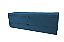 Recamier Puff Baú Sapateira Com Gaveta 1,58 cm Para Cama Box Queen Size - Azul Aço - Imagem 2