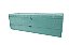 Recamier Puff Baú Sapateira Com Gaveta 1,58 cm Para Cama Box Queen Size - Azul Tiffany - Imagem 2