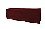 Recamier Puff Baú Sapateira Com Gaveta 1,58 cm Para Cama Box Queen Size - Vinho - Imagem 2