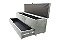 Recamier Puff Baú Sapateira Com Gaveta 1,58 cm Para Cama Box Queen Size - Cinza Claro - Imagem 1