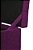 Puff Baú Quadrado Estofado 1 lugar 40x40cm - Roxo - Imagem 3