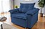 Poltrona Paris Retrátil 1 Lugar Braço De Pillow Azul - Imagem 3