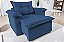 Poltrona Paris Retrátil 1 Lugar Braço De Pillow Azul - Imagem 6
