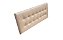 Cabeceira painel para cama box padrão 1,38 cm - Bege Corino - Imagem 2