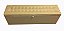 Puff Baú Laís 160 cm Para Cama de Casal Queen Size - Bege Escuro Corino - Imagem 3