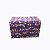 Puff Baú Retangular Infantil Guarda Brinquedos Com Pistão á gás - Unicórnio Roxo - Imagem 3