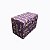 Puff Baú Retangular Infantil Guarda Brinquedos Com Pistão á gás - Unicórnio Roxo - Imagem 2