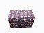 Puff Baú Retangular Infantil Guarda Brinquedos Com Pistão á gás - Unicórnio Roxo - Imagem 1