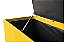 Puff Baú Laís 160 cm Para Cama de Casal Queen Size - Amarelo - Imagem 3