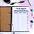 Caderno A5 Argolado com Planner - Granulado Preto e Branco - Imagem 2
