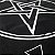 Toalha Pentagrama Força Wicca para Tarô Preto e Branco 70CM - Imagem 2
