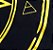 Toalha Wicca Pentagrama Em Seda Preto e Gold Toalha Tarô - Imagem 4