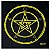 Toalha Wicca Pentagrama Toalha Tarô Brilho Série Ouro 70CM - Imagem 1