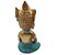 Buda Tailandês da Prosperidade Contemplando Azul12cm - Imagem 3