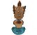 Buda Tailandês da Prosperidade Orando Azul Gold 12cm - Imagem 3