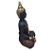 Buda Tailandês da Meditação Yoga Preto Marrom 12 cm - Imagem 2