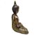 Buda Tailandês Yoga Refletindo Buda Cobre Brilhante 12 cm - Imagem 3