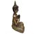 Buda Tailandês Yoga Orando Buda Cobre Brilhante 12 cm - Imagem 2