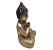 Buda Tibetano da Sabedoria Meditação Gold Com Strass 15cm - Imagem 2