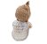 Baby Buda da Sabedoria Buda Refletindo Brilhante Gold 9 cm - Imagem 3