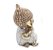 Baby Buda da Sabedoria Buda Refletindo Brilhante Gold 9 cm - Imagem 2