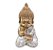 Baby Buda da Sabedoria Buda Rezando Brilhante Gold 9 cm - Imagem 1